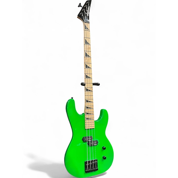 Jackson Used Jackson JS1M Neon Green Electric Bass Guitar