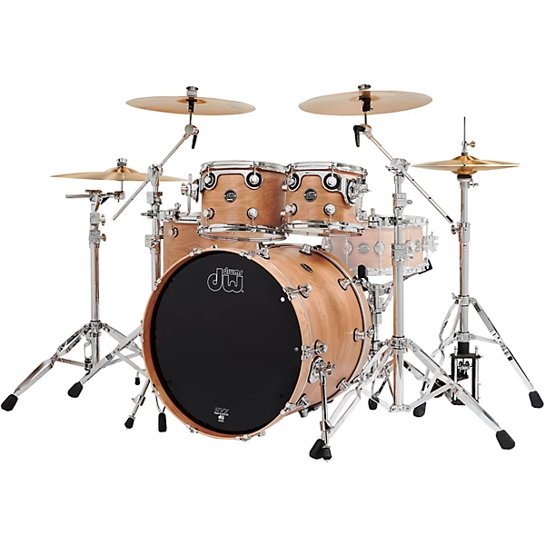 Limited Edition Performance Series Birch 4 Piece Shell Pack With 22 Bass Drum Natural Satin Oil