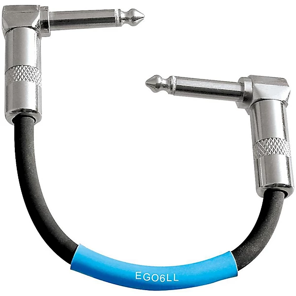 Advantage Instrument Patch Cable 3 pack Angled Angled 6 in Black