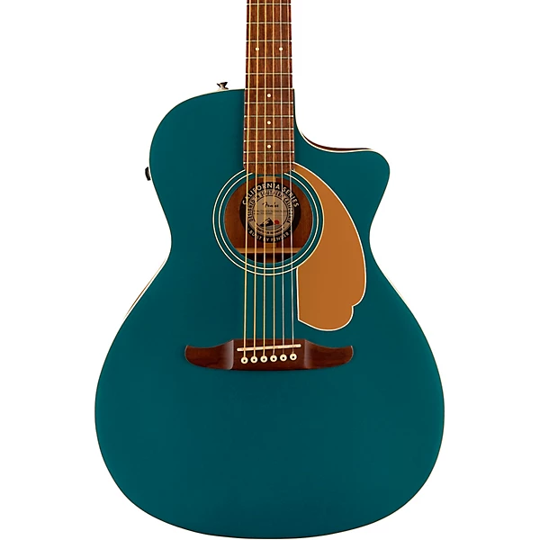Fender Newporter Player Limited Edition Acoustic Electric Guitar Ocean Teal