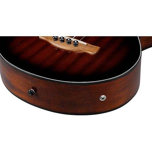 AEGB24FE Fretless Auditorium Acoustic Electric Bass Guitar Mahogany Sunburst