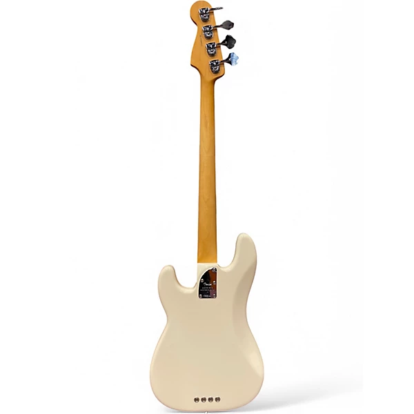 Fender Used 2024 Fender American Professional II Precision Bass Olympic White Electric Bass Guitar.gc