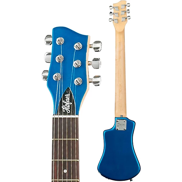 Shorty Electric Travel Guitar Blue