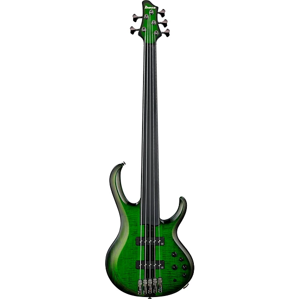 Ibanez Steve Di Giorgio Signature 5 string Electric Bass Guitar Dark Moss Burst