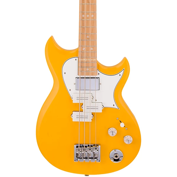 Reverend Mike Watt Signature Wattplower MKII 4 String Bass Guitar Watt Yellow