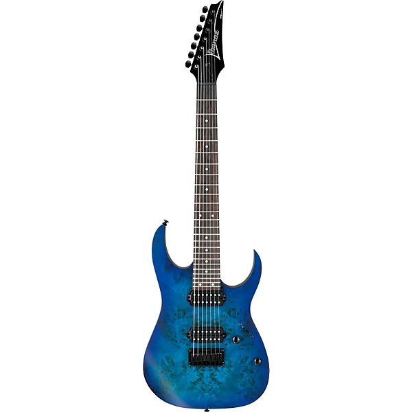 Ibanez RG Series RG7421PB 7 String Electric Guitar Flat Sapphire Blue