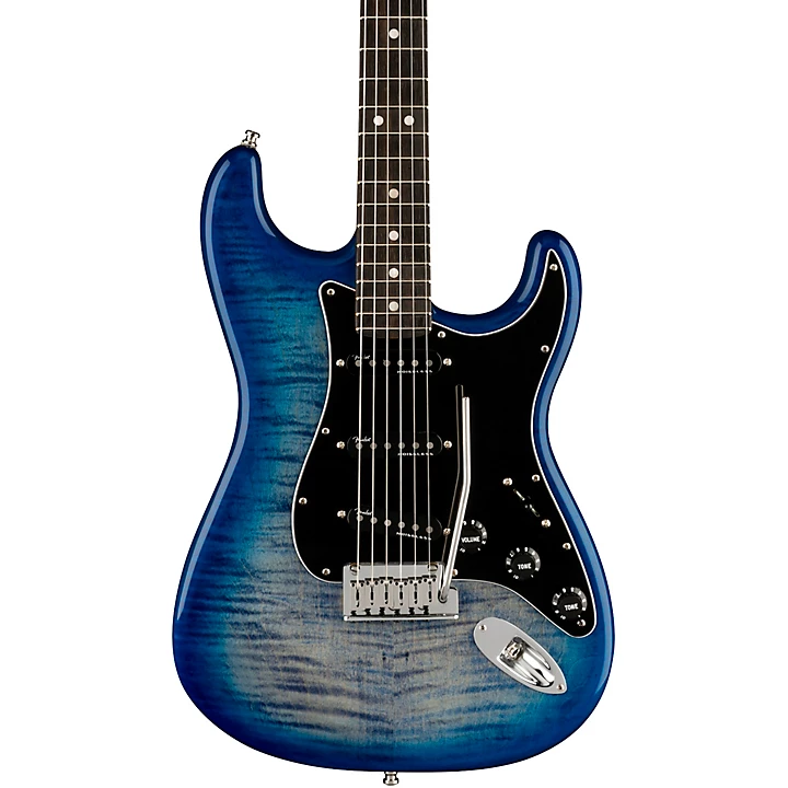 Fender American Ultra Stratocaster Ebony Fingerboard Limited Edition Electric Guitar Denim