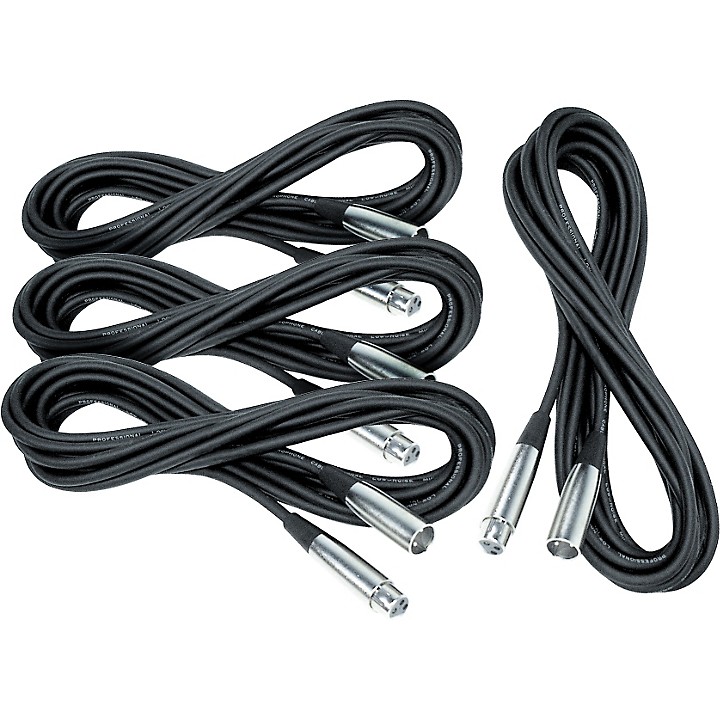 Lo Z Mic Cable 20 4 Pack