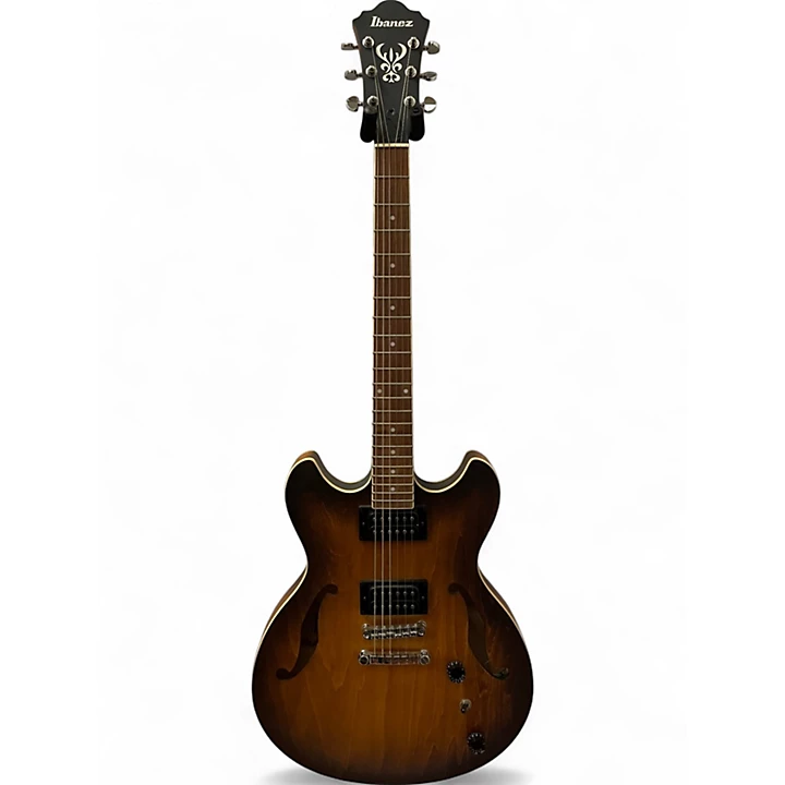 Used Ibanez AS53 Sunburst Hollow Body Electric Guitar