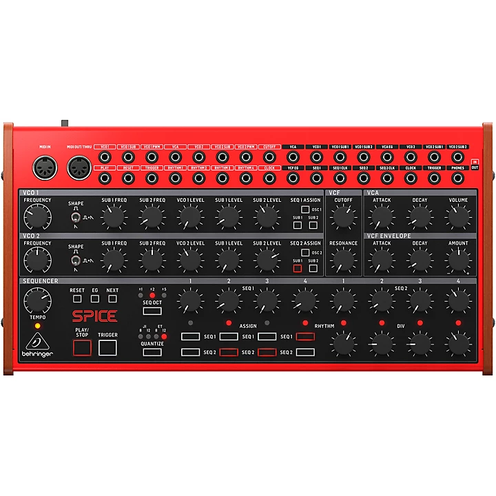 Spice Analog Polyrhythmic Synthesizer