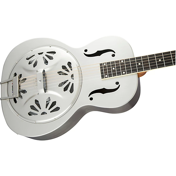 G9221 Bobtail Round Neck Acoustic Electric Steel Body Resonator Guitar