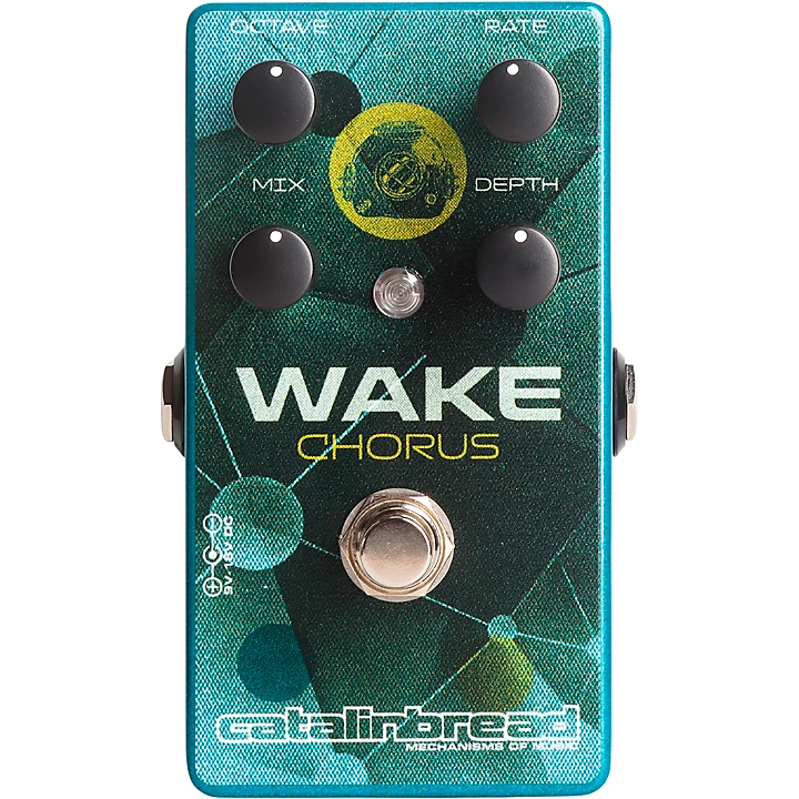 Catalinbread Wake Chorus Octave Effects Pedal Turquoise