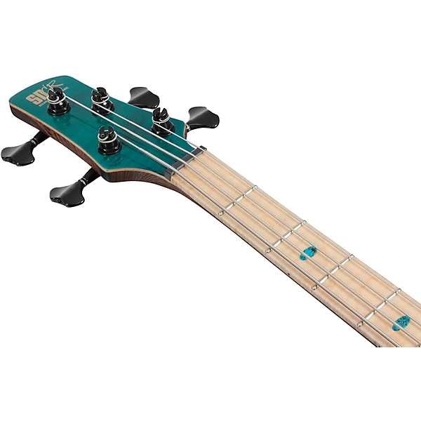 Ibanez Premium SR1420B 4 String Electric Bass Guitar Caribbean Green Low Gloss