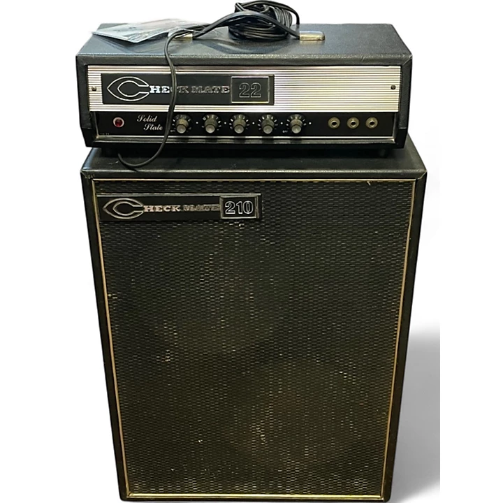 Vintage 1965 Check Mate  cm 22 Solid State Guitar Amp Head