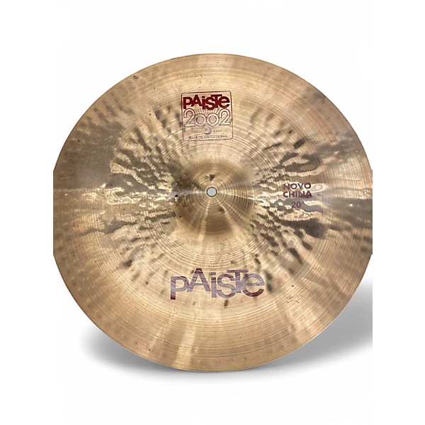 Paiste Used Paiste 20in 2002 NOVA CHINA Cymbal.gc