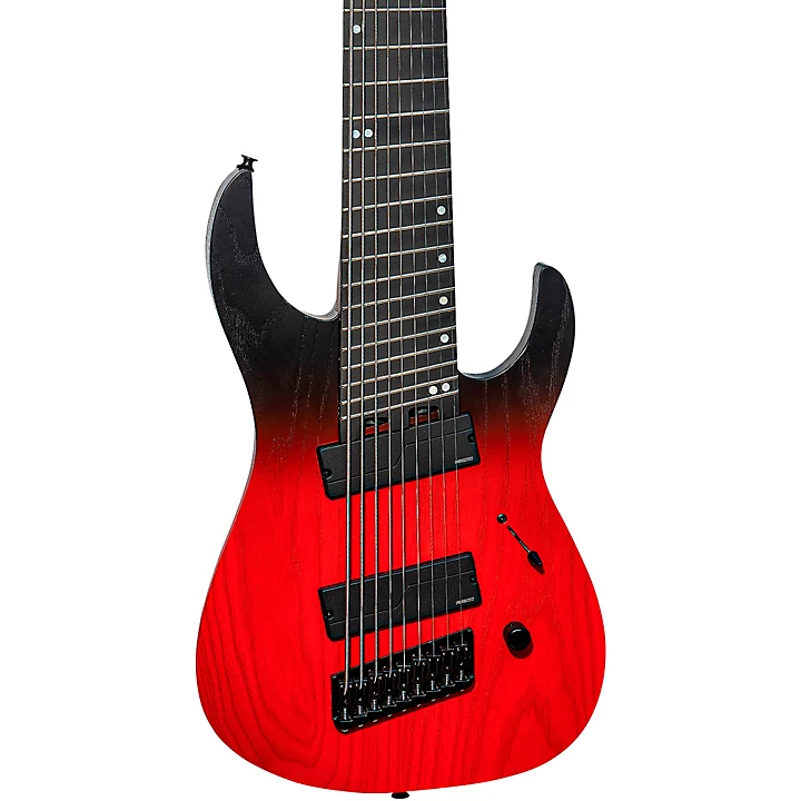 Legator Ninja 9 String Multi Scale Electric Guitar Crimson