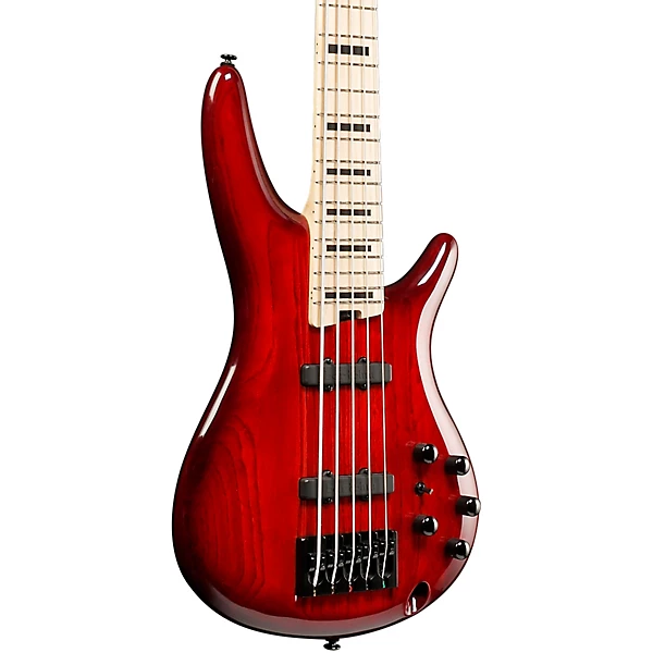 ANB205 Adam Nitti Signature 5 String Bass Transparent Wine Red Burst