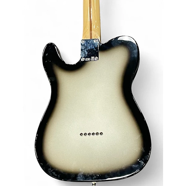 Used Fender Player Telecaster Black and Silver Solid Body Electric Guitar