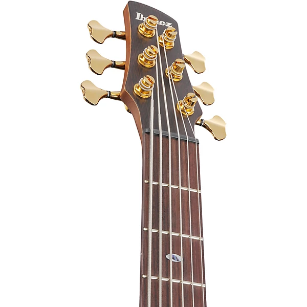 Ibanez Prestige SR5506 6 String Electric Bass Guitar Mocha Flat