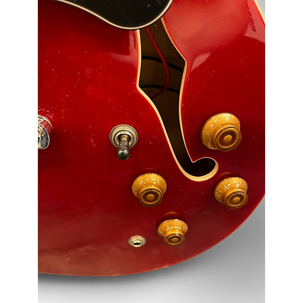 Wilkinson Used Wilkinson VSA500CR Cherry Hollow Body Electric Guitar.gc