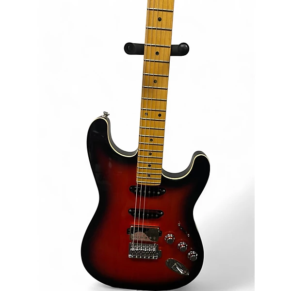 Used Fender Aerodyne Stratocaster HSS Hot Rod Burst Solid Body Electric Guitar