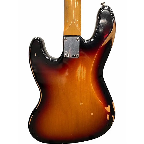 Used Fender Road Worn 1960S Jazz Bass 2 Color Sunburst Electric Bass Guitar