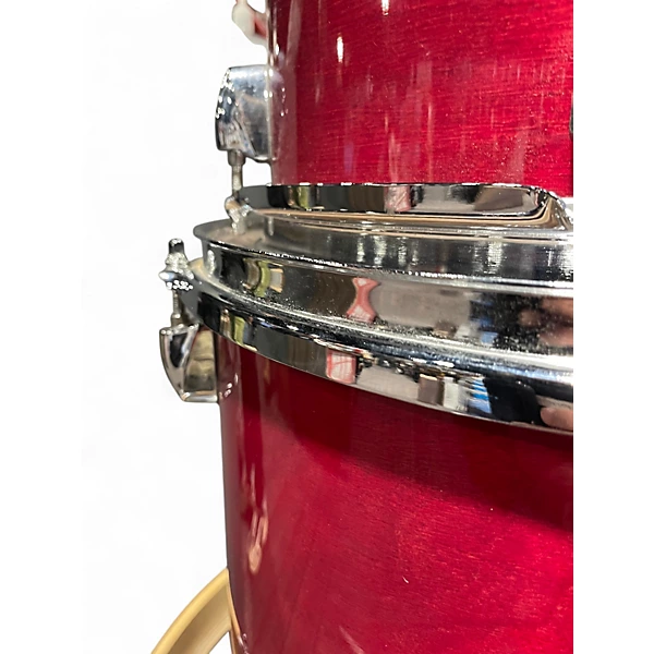 Yamaha Used Yamaha 4 Piece Stage Custom Maroon Drum Kit.gc