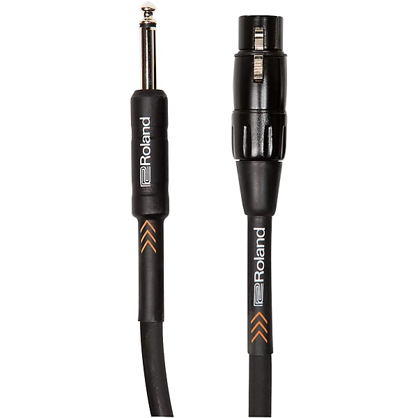 Black Series XLR Hi Z Microphone Cable 20 ft Black