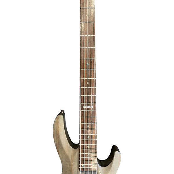 Used ESP LTD B205SM 5 String Grey Electric Bass Guitar