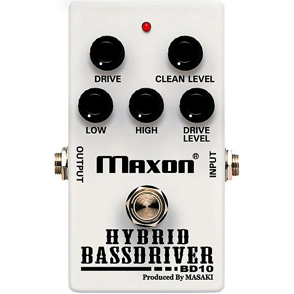 Maxon BD10 Hybrid Bass Driver Effects Pedal Level 1 J16320004000000.gc