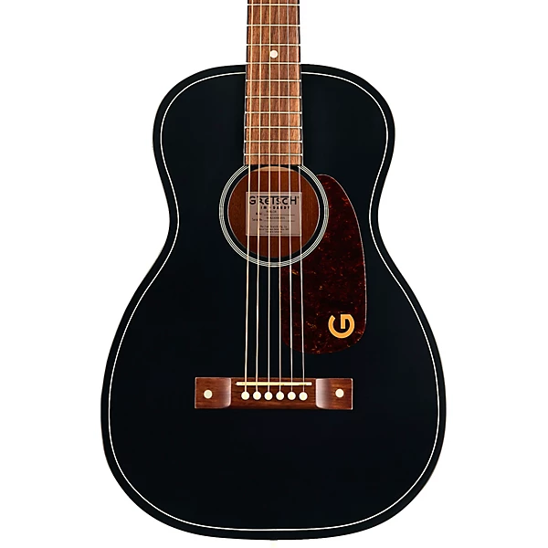 Gretsch Guitars Jim Dandy Deltoluxe Parlor Acoustic Guitar Black Top