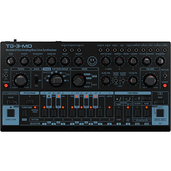 TD 3 MO BK Analog Bass Line Synthesizer Black