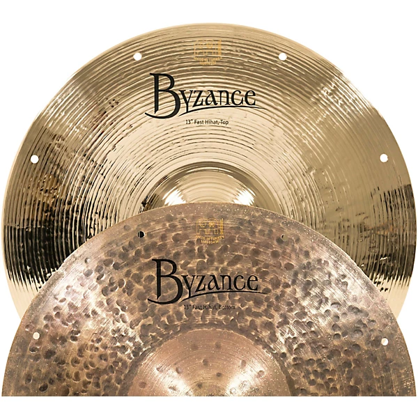 MEINL Byzance Fast Hi Hat Brilliant Cymbals 13 in.