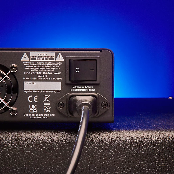 AG 500 V2 500W Bass Amp Head Black