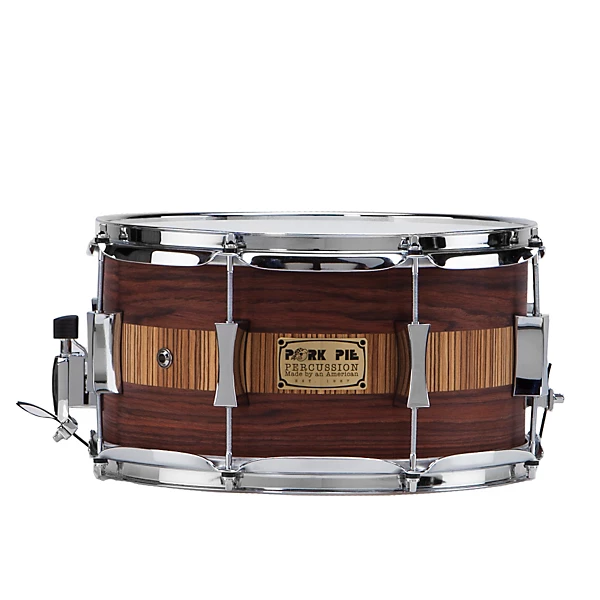 Rosewood Zebra Maple Snare Drum 65x14