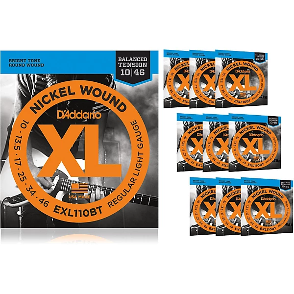 EXL110BT Balanced Tension Lite Electric Guitar Strings 10 Pack