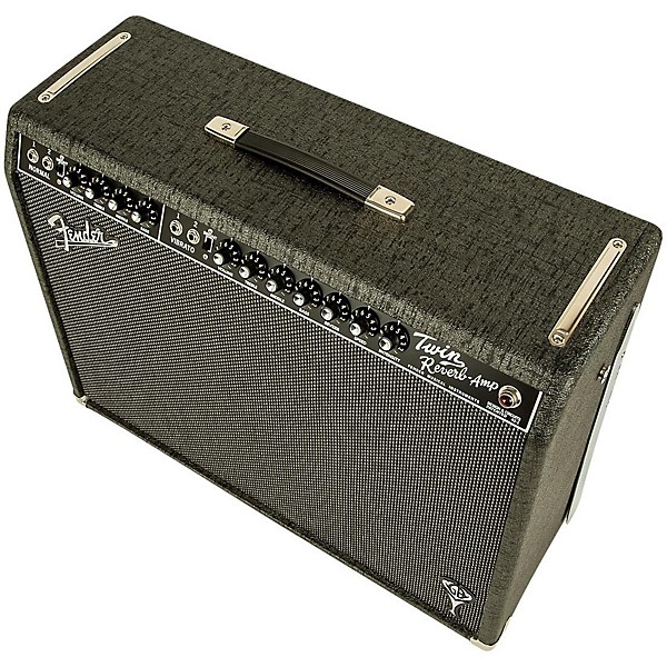 Fender GB George Benson Twin Reverb 2x12 Guitar Combo Amp Level 2 Gray