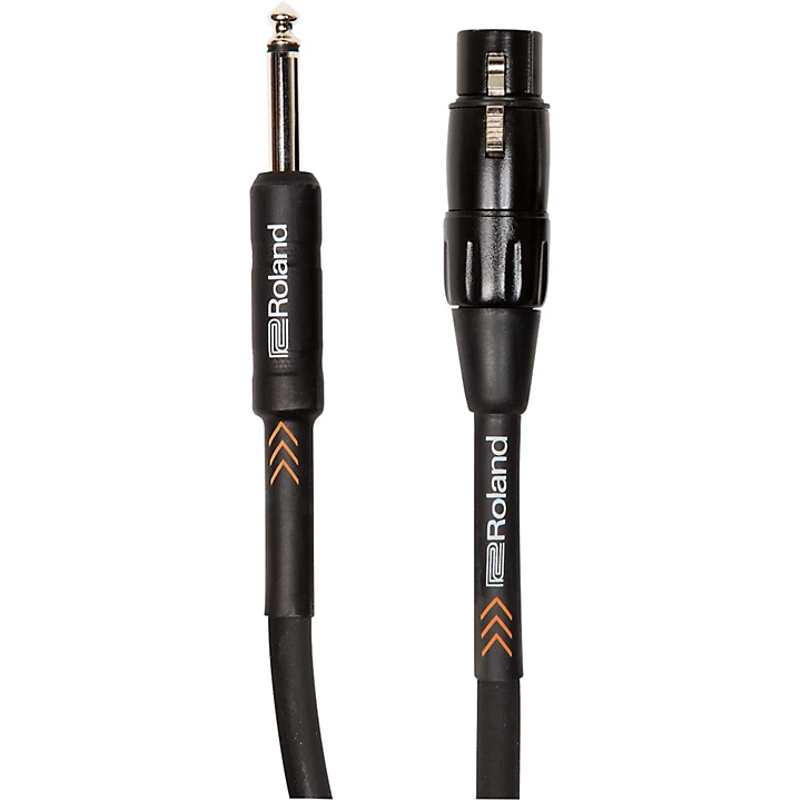 Black Series XLR Hi Z Microphone Cable 20 ft Black