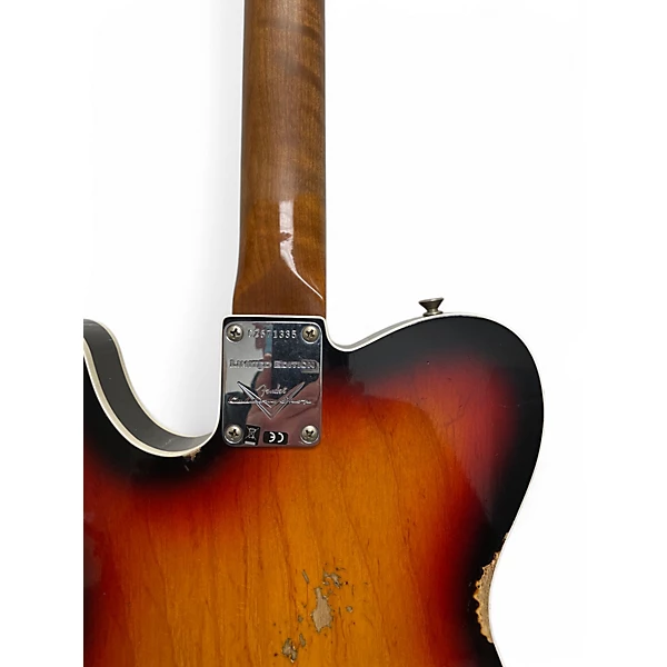 Fender Used 2023 Fender CUSTOM SHOP LTD HS TELE CUSTOM 3 Color Sunburst Solid Body Electric Guitar.gc