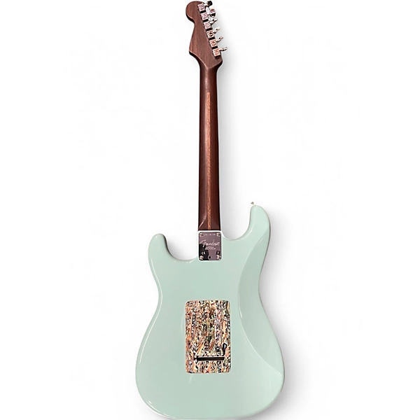 Fender Used 2017 Fender Limited Edition American Professional Stratocaster Daphne Blue Solid Body Electric Guitar.gc