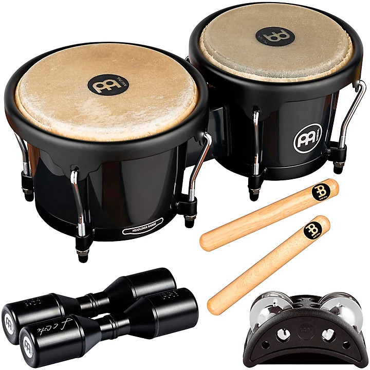 MEINL Bongo and Percussion Pack for Jam Sessions or Acoustic Sets