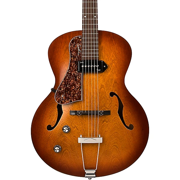 Left Handed 5th Avenue Kingpin P90 ElectrIc Guitar Cognac Burst