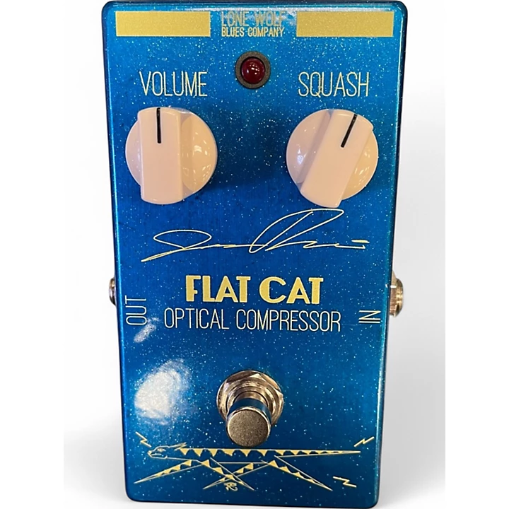Lone Wolf Blues Company Used Lone Wolf Blues Company FLAT CAT OPTICAL COMPRESSOR Effect Pedal.gc