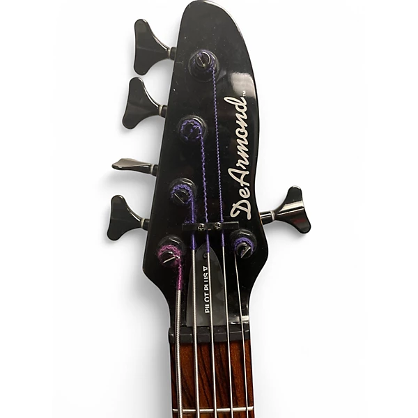 Used DeArmond PILOT 5 Black Electric Bass Guitar