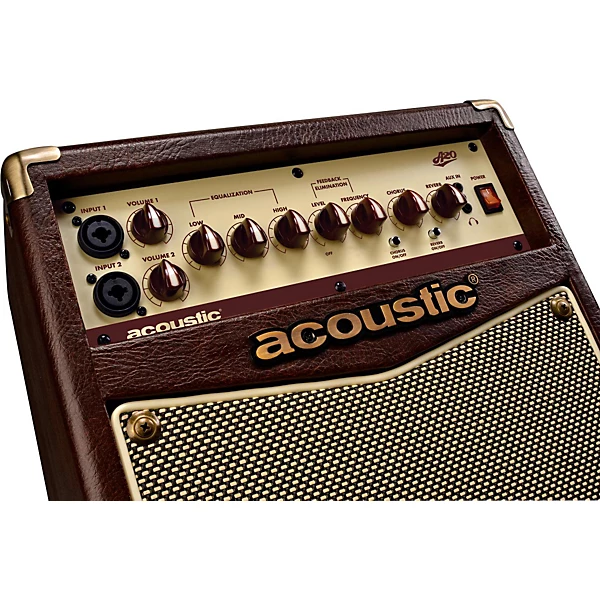 Acoustic A20 20W Acoustic Guitar Amplifier Brown/Tan