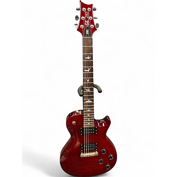 Used PRS 245 SE red Solid Body Electric Guitar