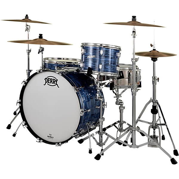 Pearl President Series 3 Piece Shell Pack with 24 in. Bass Drum Ocean Ripple