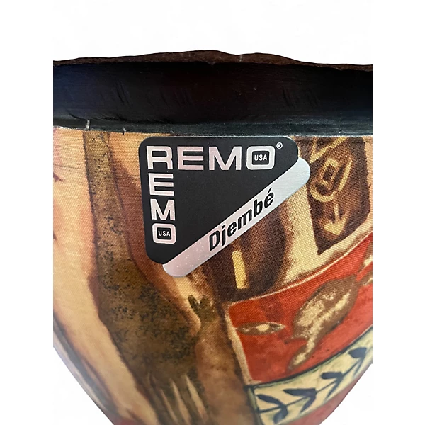 Remo Used Remo 10 FiberSkyn Djembe.gc