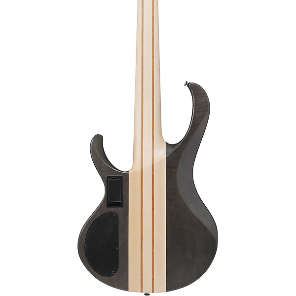 Ibanez BTB605 5 String Electric Bass Guitar Transparent Gray Flat