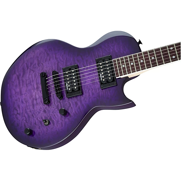 Jackson JS Series Monarkh SC JS22Q Electric Guitar Transparent Purple Burst